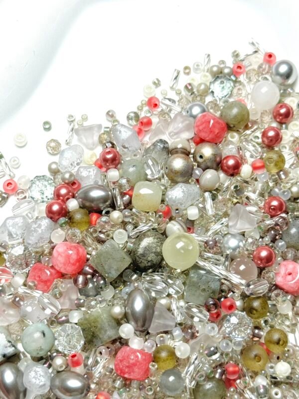 【Mixed beads】C109 - Silver Blush