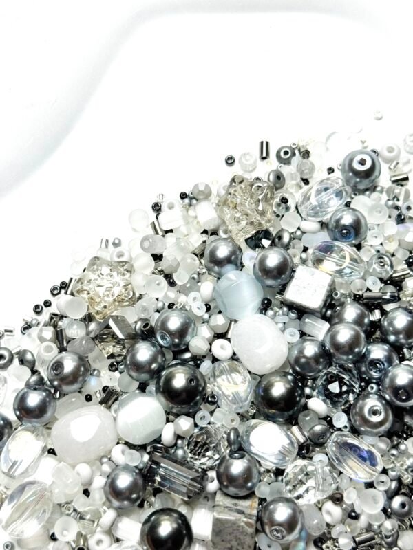 【Mixed beads】C167 - Silver Shadow