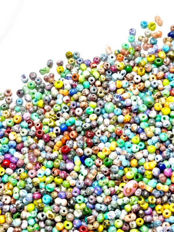 【Seedbeads】B511 – Picasso Printed-Pattern Seedbeads Mix