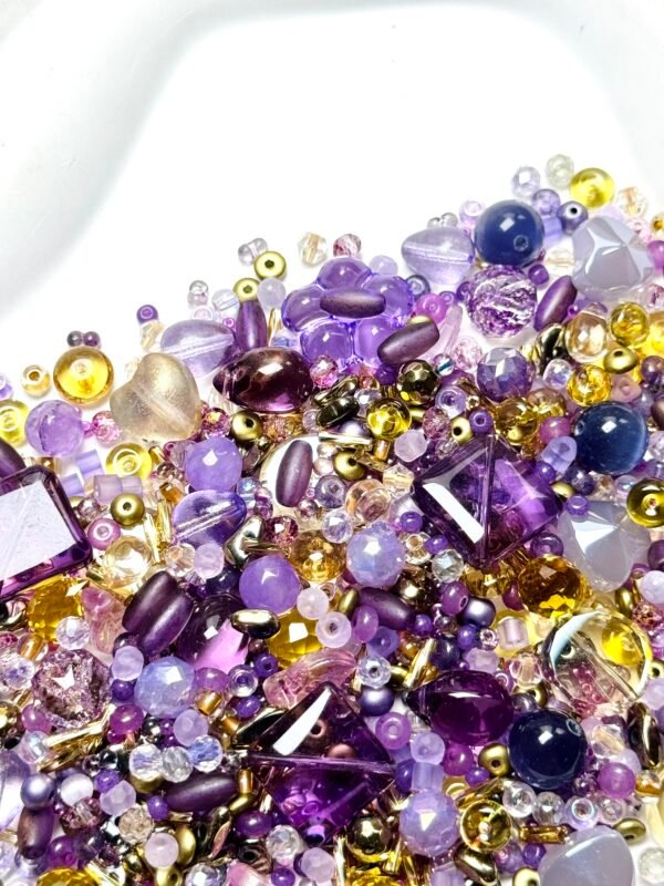 【Mixed beads】C337 - Violet Burst