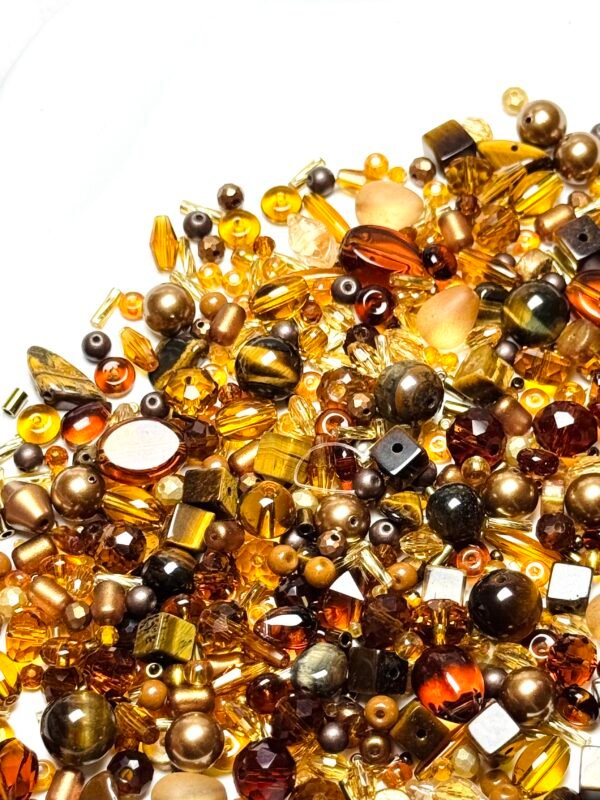 【Mixed beads】C401 - Caramel Swirl