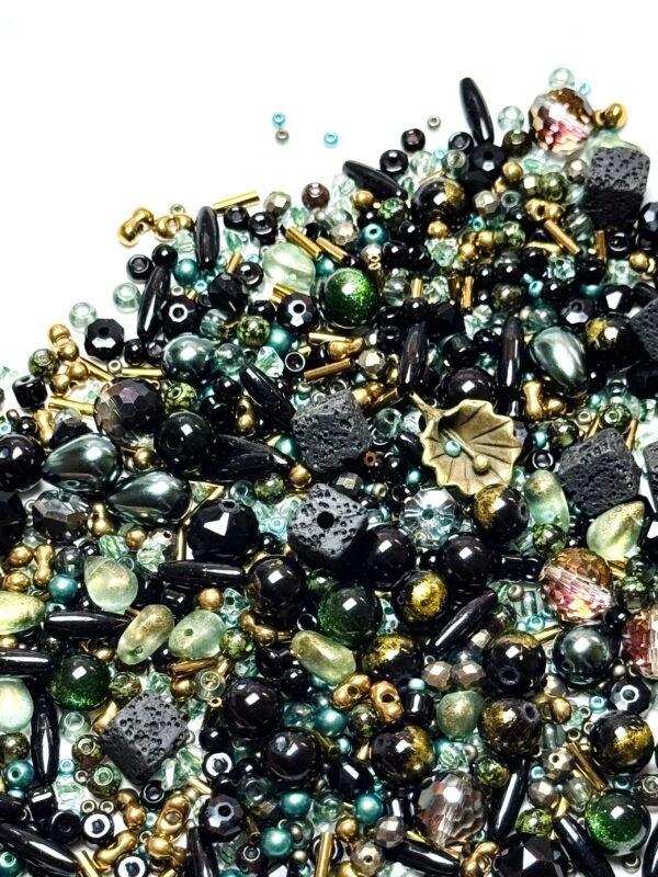 【Mixed beads】C437 - Dark Emerald