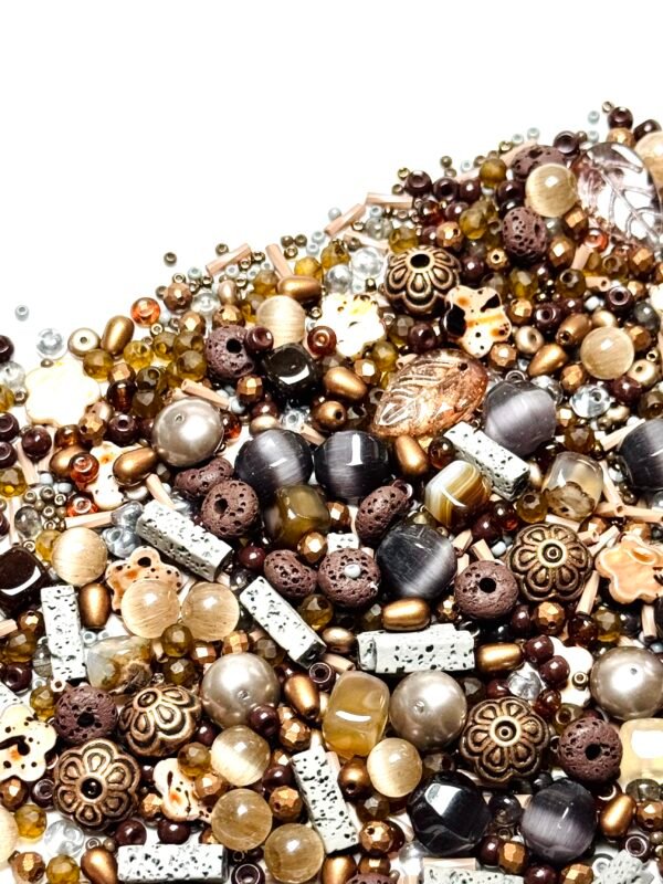 【Mixed beads】C439 - Polished Wood