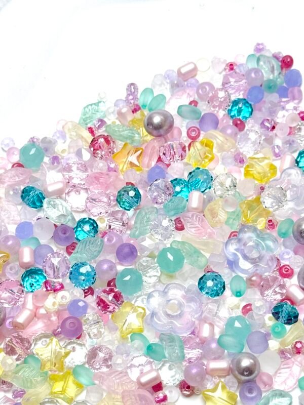 【Mixed beads】C449 - Mintberry Swirl