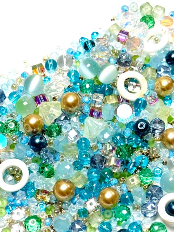 【Mixed beads】C599 - Seaglass Spark