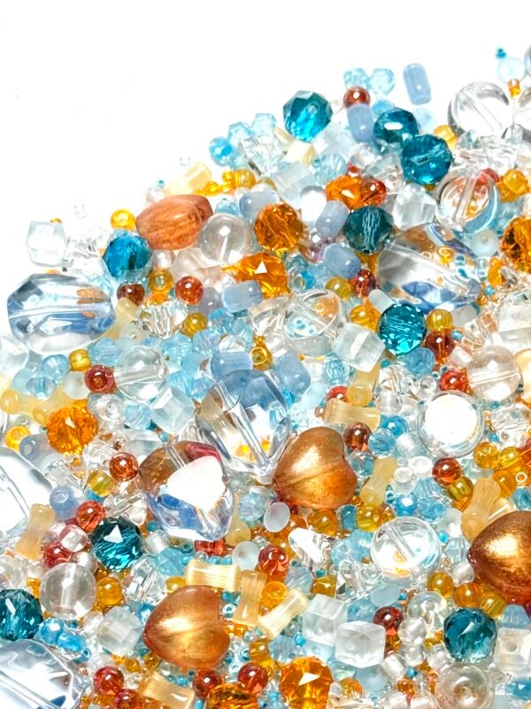 【Mixed beads】C633 - Orange Sky