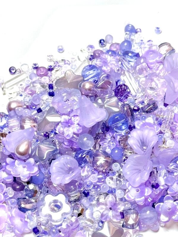【Mixed beads】C687 - Purple Petal