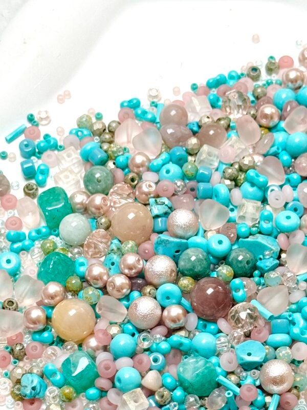【Mixed beads】C556 - Mint Macaron