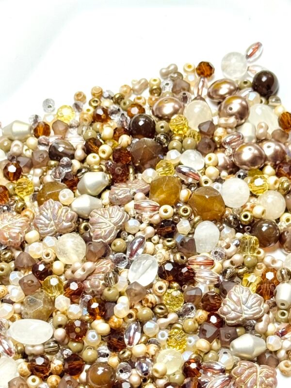 【Mixed beads】C760 - Coffee Cream
