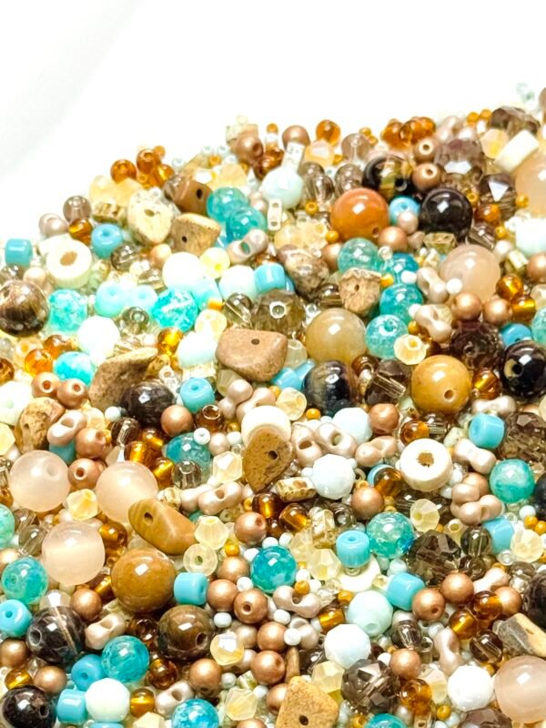 【Mixed beads】A35 - Sage Gold