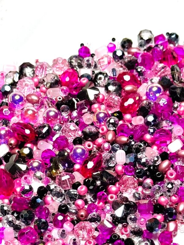【Mixed beads】A45 - Pink Noir