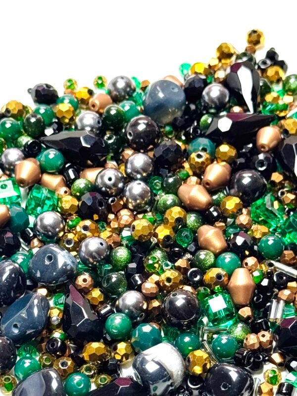 【Mixed beads】A59 - Noir Emerald