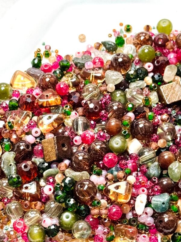 【Mixed beads】A71 - Olive Rose