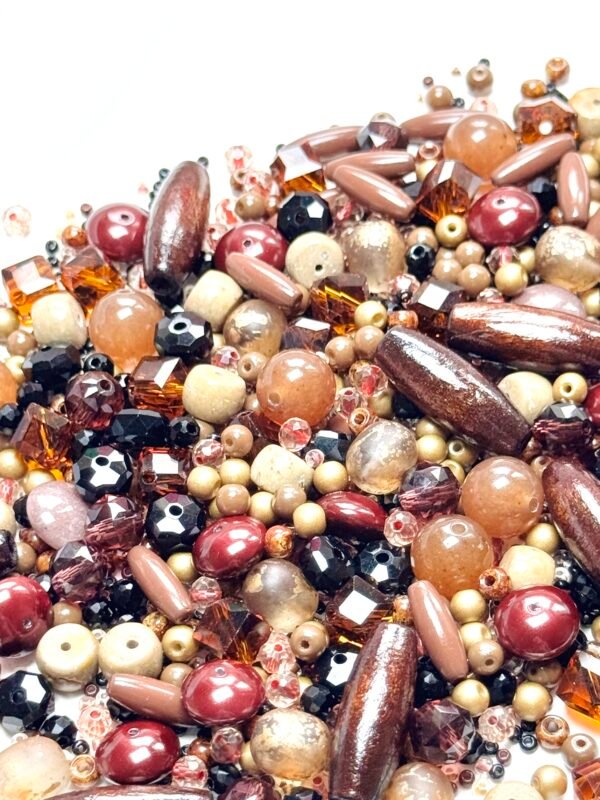 【Mixed beads】A100 - Burgundy Hearth