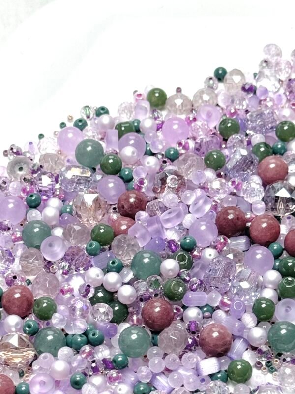 【Mixed beads】A123 -  Foggy Orchid