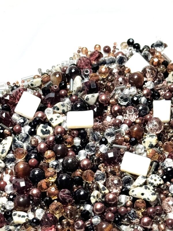 【Mixed beads】A137 - Vintage Checker
