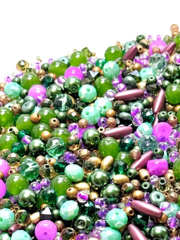 【Mixed beads】A174 - Emerald Orchid